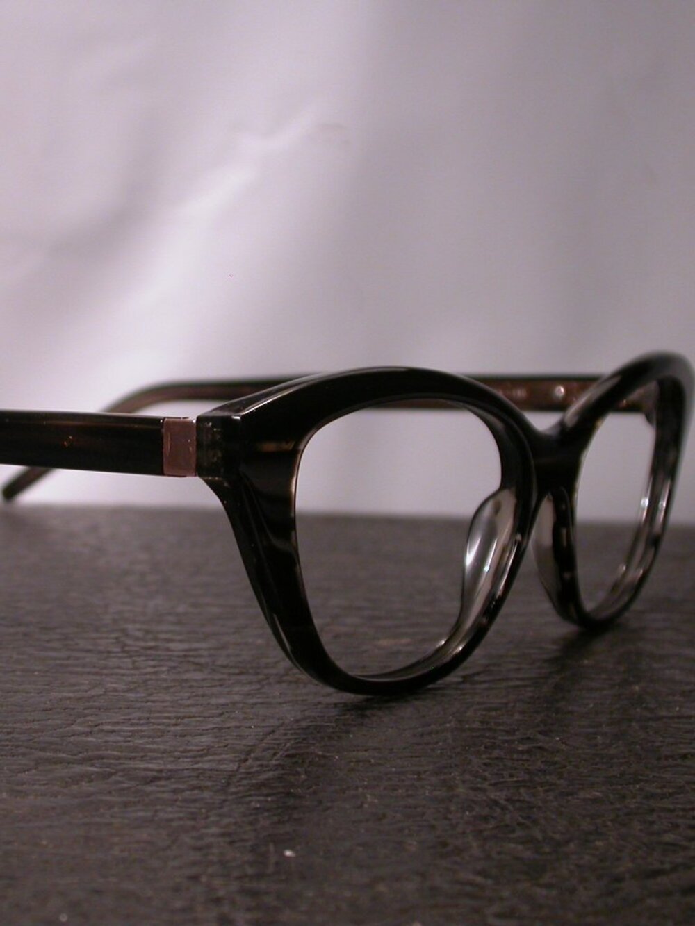 Tom Davies Dark Tortoise Stripe Hand Made Eyeglasses Frames TD675